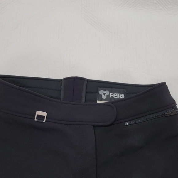 Fera wool stretch black ski, snowboard pants. - Picture 3 of 16